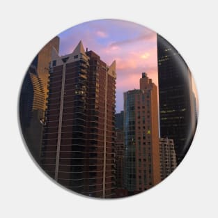 Manhattan Sunset Pin