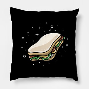 Sandwich Sparkling Light Cartoon Pillow