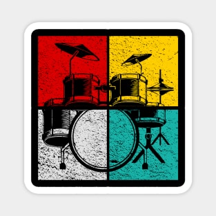 Vintage Drums design Magnet