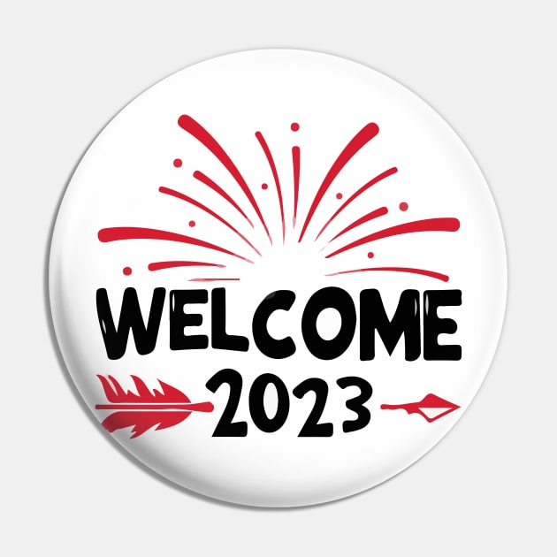 welcome 2023 Desing Pin by SGcreative