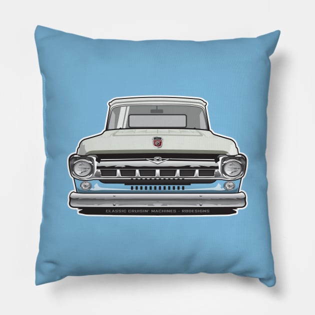 1957 ford truck Pillow by RBDesigns