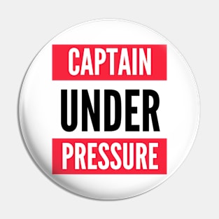 Captain Under Pressure Pin