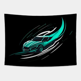 Cool Sports car Design Tapestry