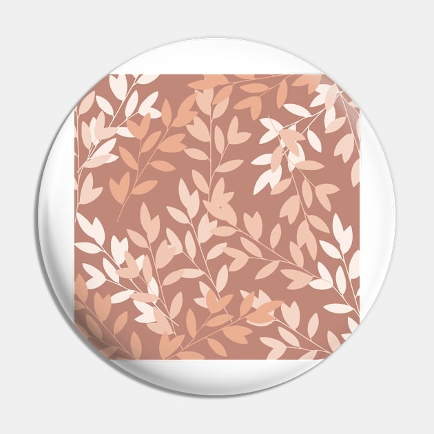 Leaves in neutral tone pattern Pin by PedaDesign