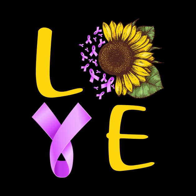 love lupus sunflower by TeesCircle