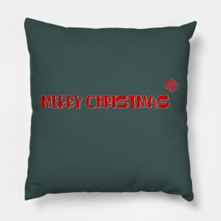 "merry christmas" Pillow