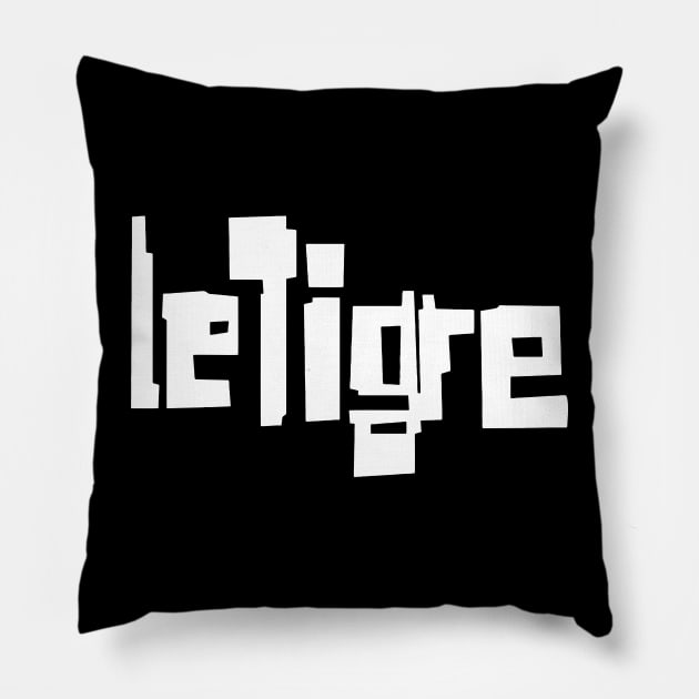 LE TIGRE Pillow by Kurasaki