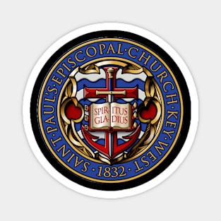 St Paul's Coat of Arms Front & Back Print Magnet