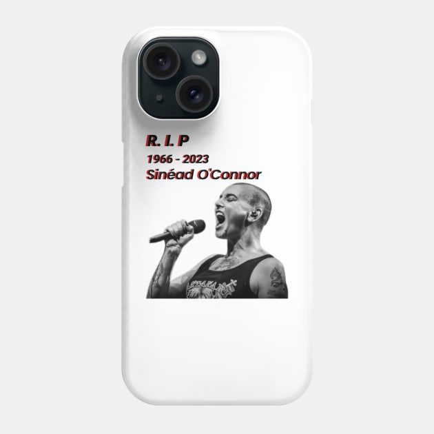 RIP Sinead O'Connor Irish Singer Legend Phone Case by naughtyoldboy