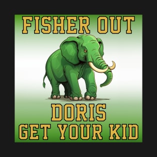 John Fisher Out Doris Get Your Kid Sell the Oakland Athletics T-Shirt