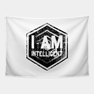 I AM Intelligent - Affirmation - Black Tapestry