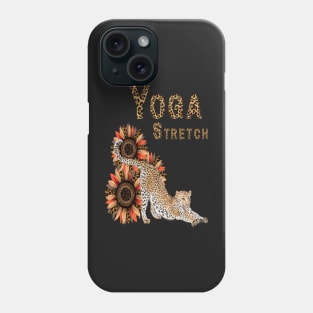 Yoga Leopard Stretch Phone Case