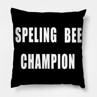 Spelling Bee Champion Pillow