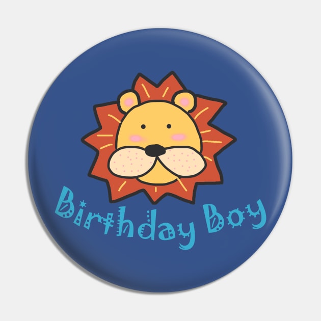 birthday boy Pin by LND4design