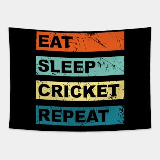 Cricket Gifts - Retro Vintage Cricket Tapestry