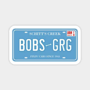 Bob's Garage License Plate Magnet