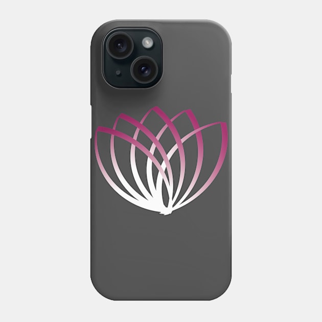 Pink Lotus Phone Case by The E Hive Design