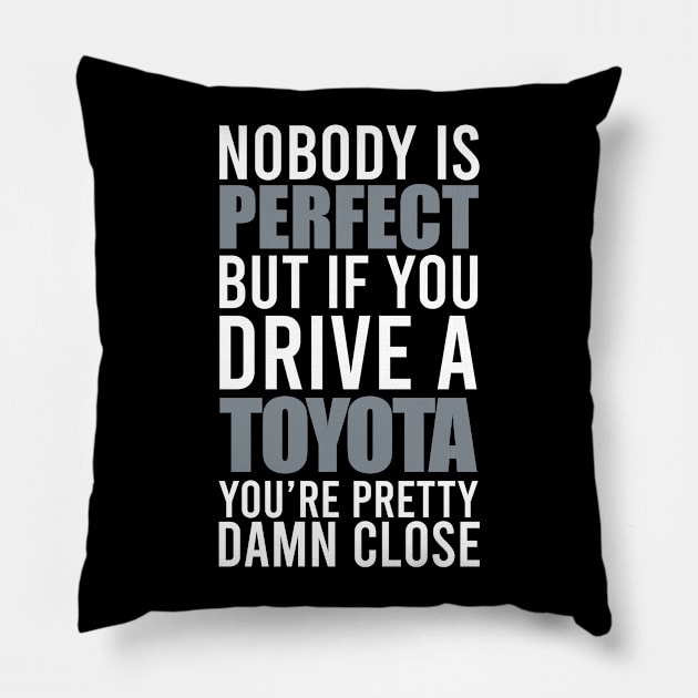 Toyota Owners Pillow by VrumVrum