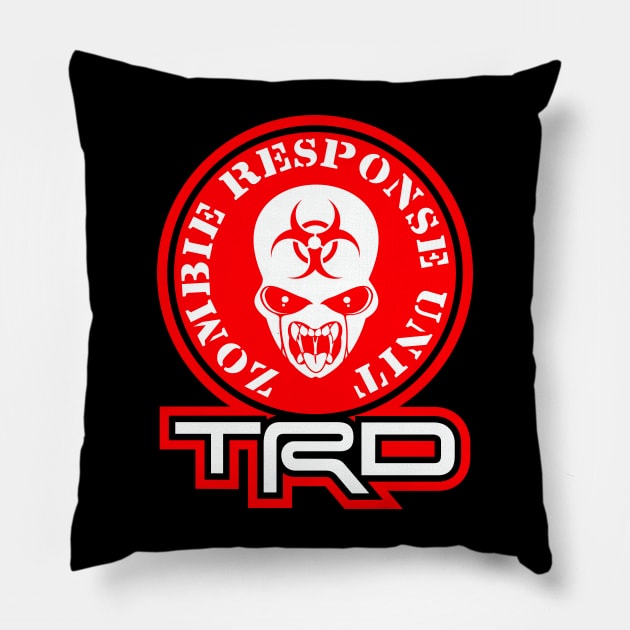 TRD ZOMBIE Pillow by razrgrfx