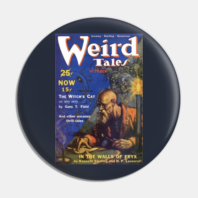 Vintage Pulp Magazine Cover - Weird Tales Pin by Persona2