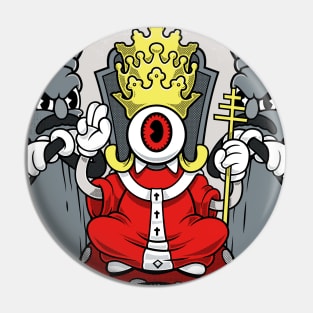 Hierophant - Mystical Medleys - Vintage Rubber Hose Cartoon Tarot Pin