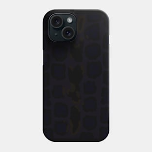 Jaguar Pattern in Black Panther Colors Phone Case