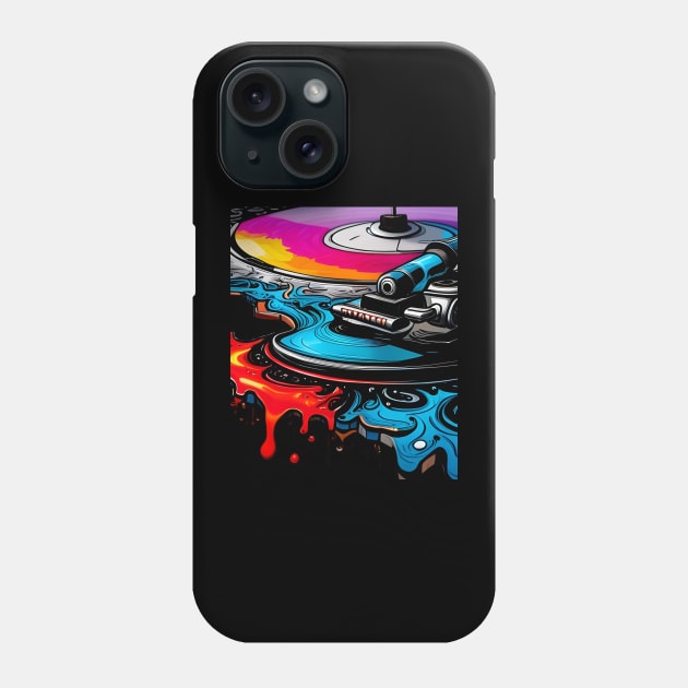 Colorful turntable Phone Case by mdr design