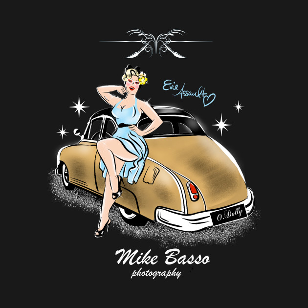 Back Design Black T-Shirt Only by Mike Basso Photography 