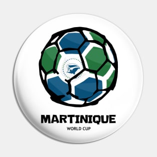 Martinique Football Country Flag Pin