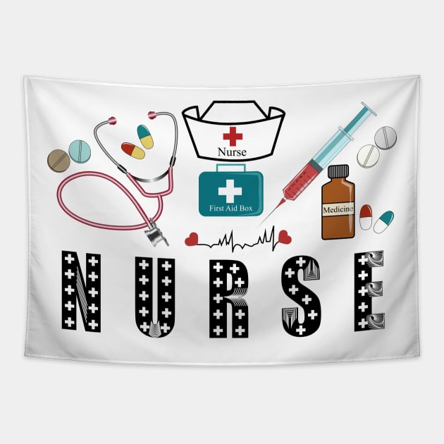 Nurse Tapestry by Designoholic