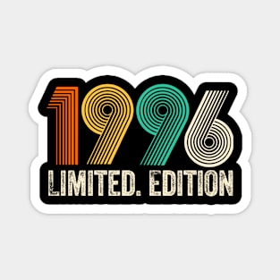 Vintage 1996 Birthday Retro 1996 For Men Women born in 1996 Magnet