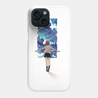 Walk calmly in the midst of worry Phone Case