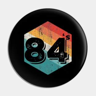 Vintage 1984 Retro Legendary, Birthday Pin