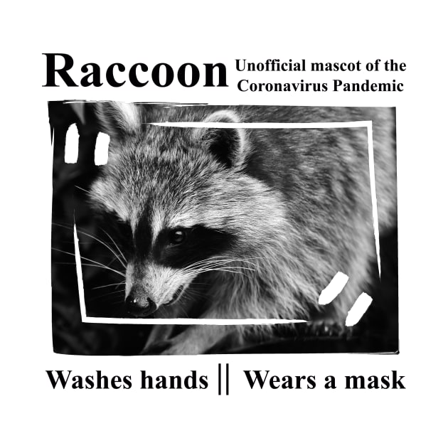 Raccoon - The Mascot Of The Coronavirus Pandemic by DeVerviers