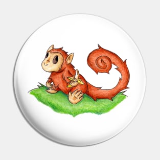 Banana Monkey Pin