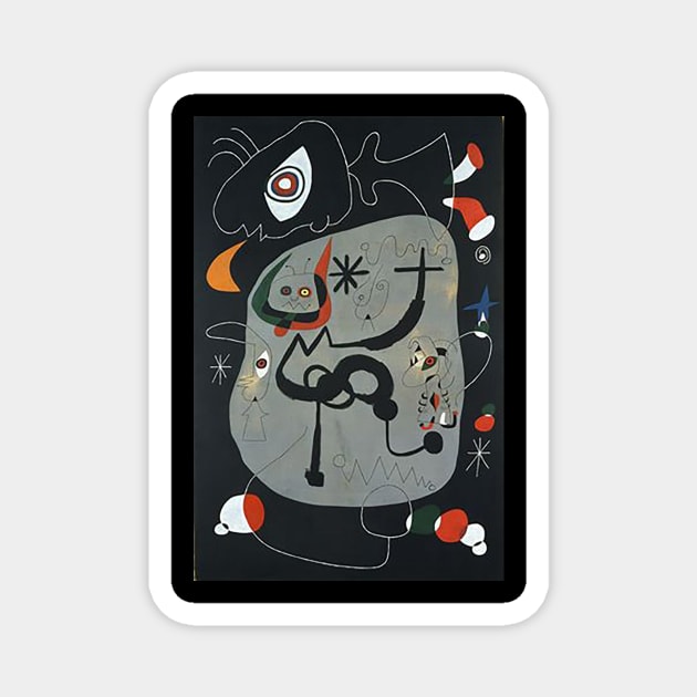 Joan Miro Magnet by marielaa69