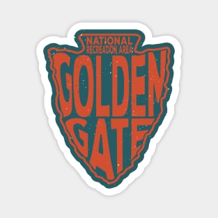 Golden Gate National Recreation Area name arrowhead Magnet