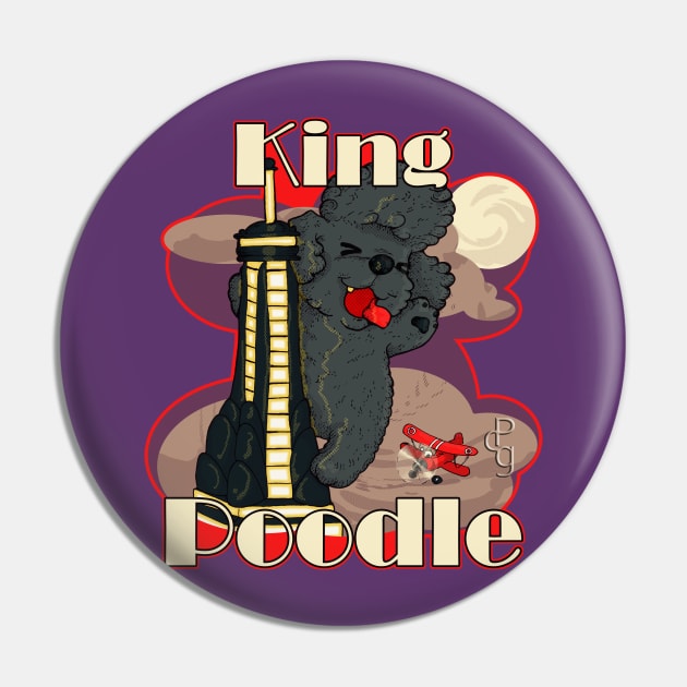 King Poodle Pin by Sutilmente