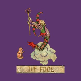 The Fool Tarot Card Front and back design T-Shirt