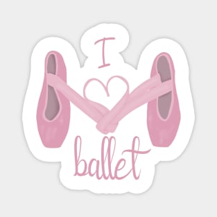 I heart ballet Magnet