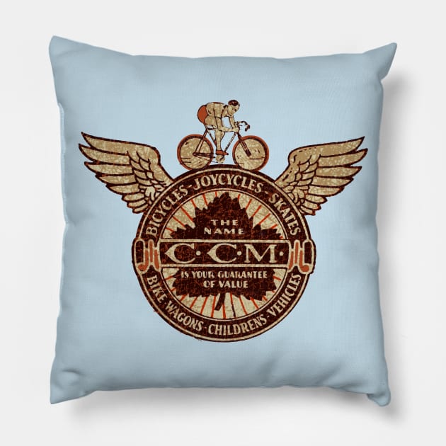 CCM Bicycles Pillow by Midcenturydave