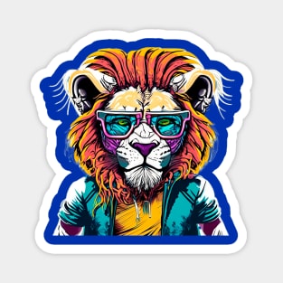 Urban Lion Selfie - City King Edition Magnet