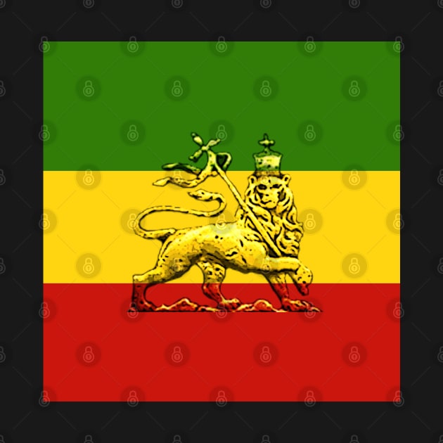 Rasta Lion by rastaseed