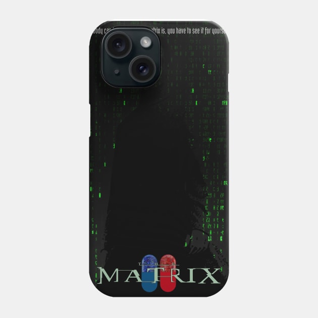 The matrix minimalist artworl Phone Case by retromegahero