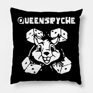 queensryche rabbit dice Pillow