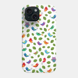 Colorful birds Phone Case