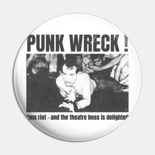 punk wreck vintage retro Pin