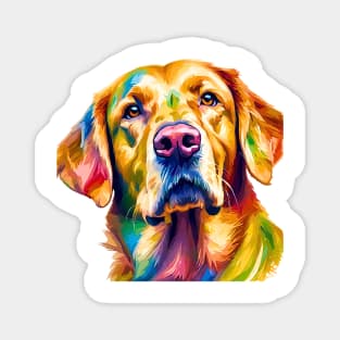 Pop-Art Labrador Retriever Impressionism Magnet