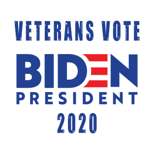 Veterans vote Biden 2020 T-Shirt