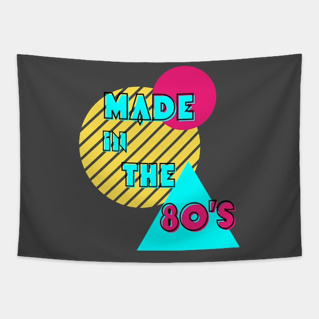 Made in the 80s Tapestry by MGuyerArt